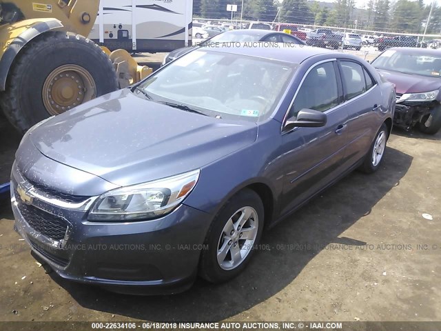 1G11B5SL7EF242641 - 2014 CHEVROLET MALIBU LS 蓝色 照片 2