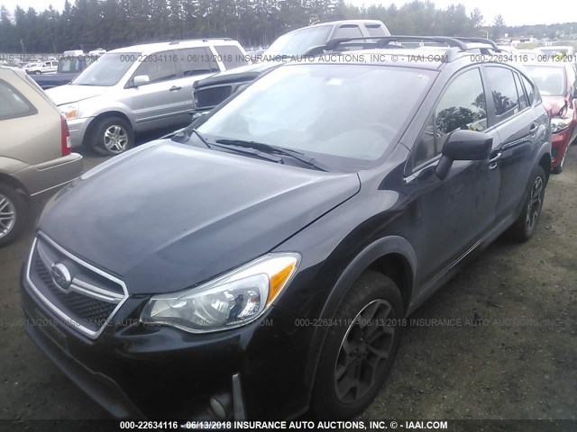 JF2GPABC9GH231919 - 2016 SUBARU CROSSTREK PREMIUM შავი ფოტო 2