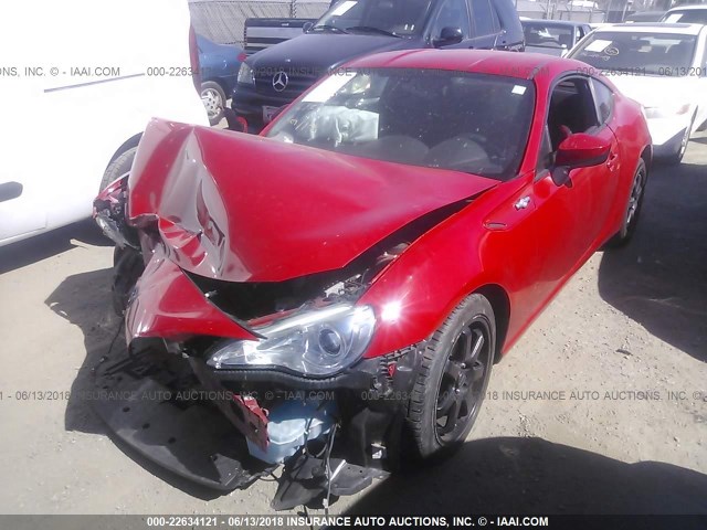 JF1ZNAA15D2702014 - 2013 TOYOTA SCION FR-S RED photo 2