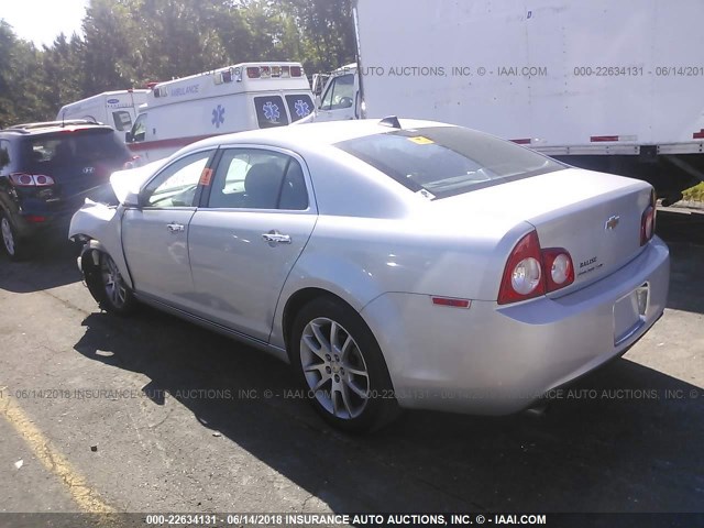 1G1ZG5E74CF128550 - 2012 CHEVROLET MALIBU LTZ 银色 照片 3