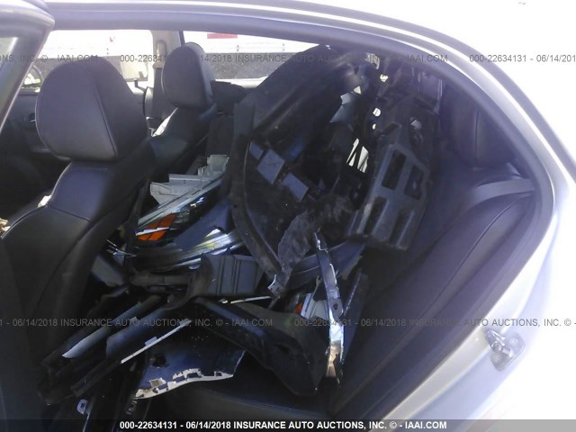 1G1ZG5E74CF128550 - 2012 CHEVROLET MALIBU LTZ 银色 照片 8