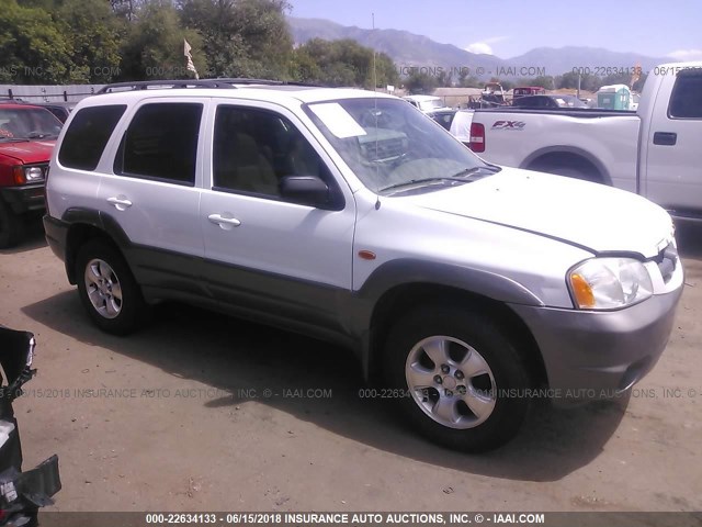 4F2CU08141KM21255 - 2001 MAZDA TRIBUTE LX/ES WHITE photo 1