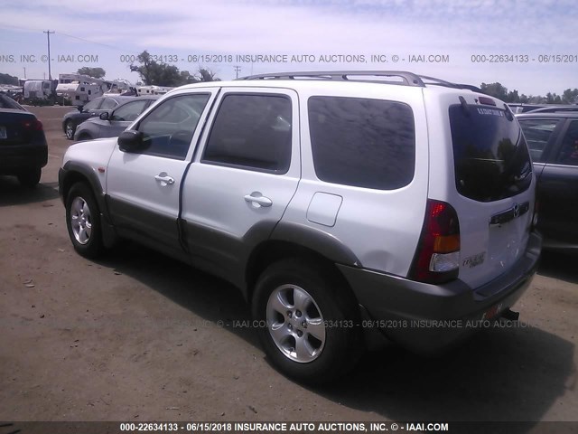 4F2CU08141KM21255 - 2001 MAZDA TRIBUTE LX/ES WHITE photo 3