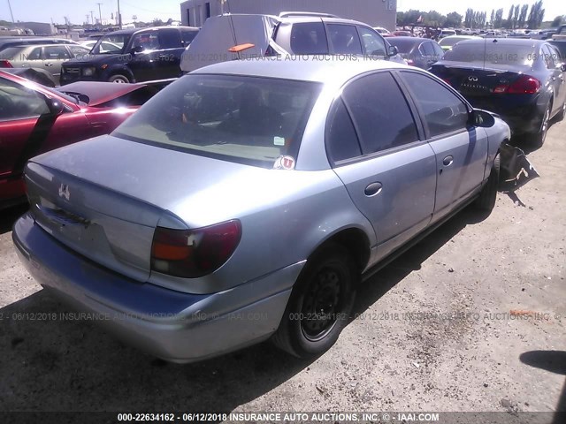 1G8ZH52852Z258412 - 2002 SATURN SL1 SILVER photo 4