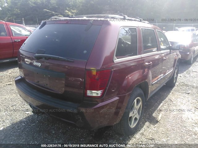 1J8GS48K87C689776 - 2007 JEEP GRAND CHEROKEE LAREDO/COLUMBIA/FREEDOM 红色 照片 4