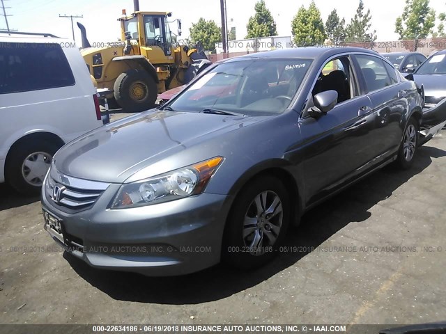 1HGCP2F48CA026151 - 2012 HONDA ACCORD LXP GRAY photo 2