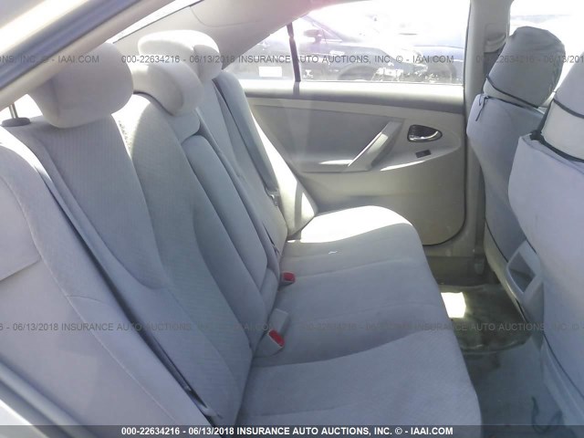 4T4BE46K49R116349 - 2009 TOYOTA CAMRY SE/LE/XLE 银色 照片 8