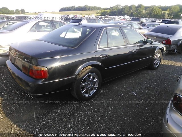 1G6KY54943U110024 - 2003 CADILLAC SEVILLE STS BLACK photo 4