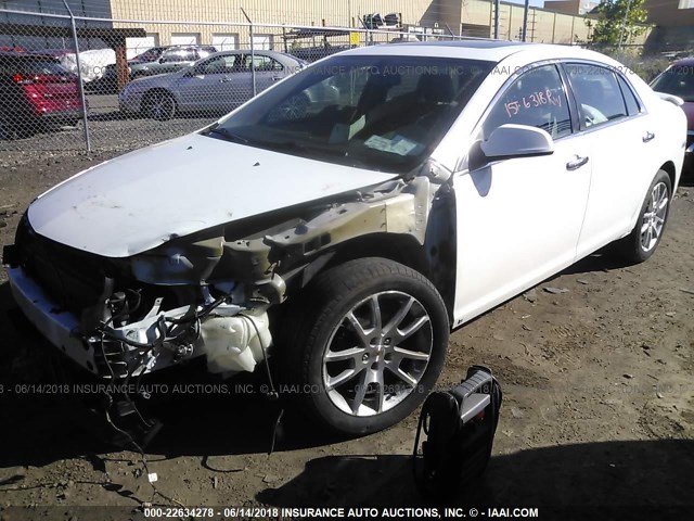 1G1ZK577894253258 - 2009 CHEVROLET MALIBU LTZ 白色 照片 2