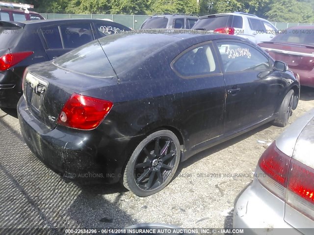 JTKDE177150036128 - 2005 TOYOTA SCION TC 黑色 照片 4