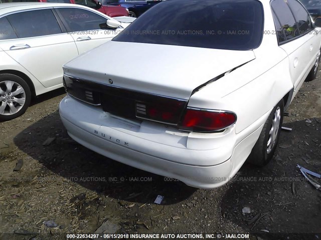 2G4WS52J021166836 - 2002 BUICK CENTURY CUSTOM WHITE photo 6