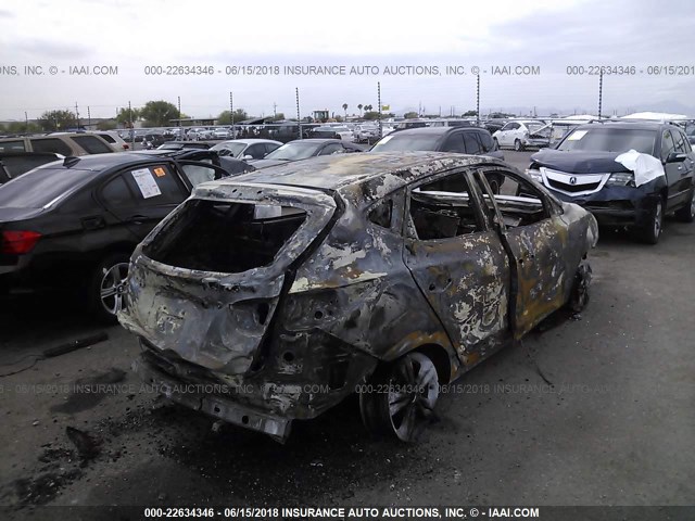 KM8JU3AC3BU160139 - 2011 HYUNDAI TUCSON GLS/LIMITED 黑色 照片 4