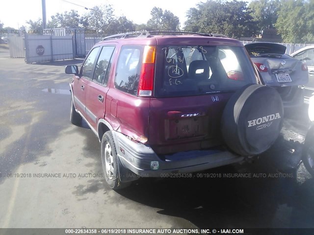 JHLRD184XVC000508 - 1997 HONDA CR-V LX RED photo 3