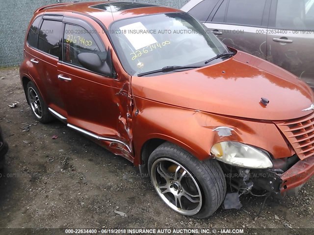 3C8FY78G43T608090 - 2003 CHRYSLER PT CRUISER GT ORANGE photo 6