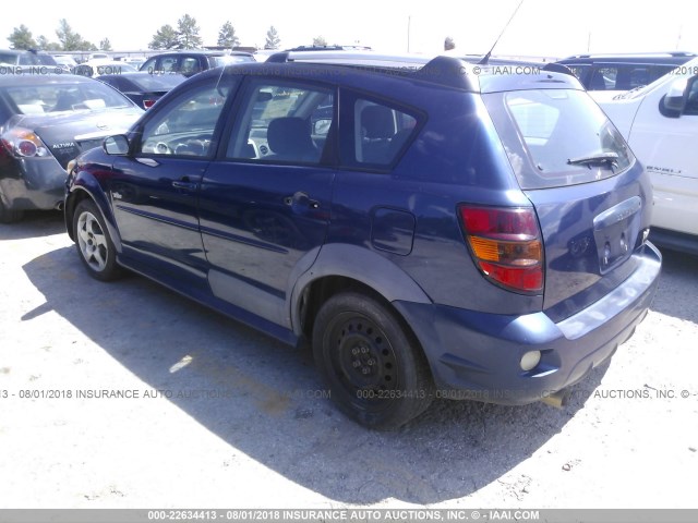 5Y2SL65806Z437454 - 2006 PONTIAC VIBE BLUE photo 3