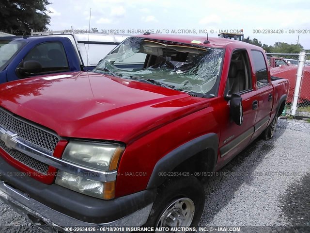 1GCGC13U53F151850 - 2003 CHEVROLET SILVERADO C1500 HEAVY DUTY RED photo 6