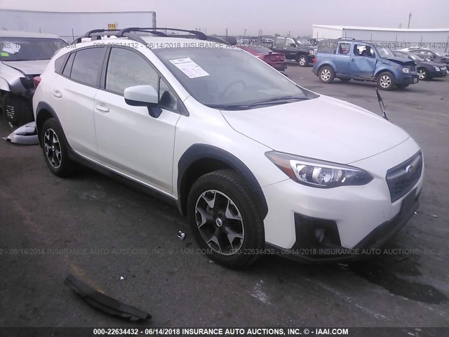 JF2GTABC8J9226109 - 2018 SUBARU CROSSTREK PREMIUM თეთრი ფოტო 1