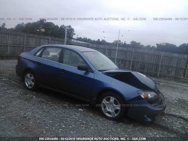 JF1GE61608H521227 - 2008 SUBARU IMPREZA 2.5I BLUE photo 1