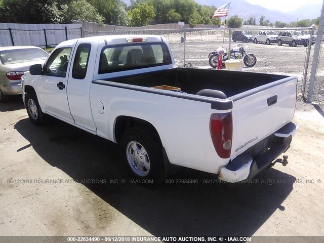 1GCCS299388226440 - 2008 CHEVROLET COLORADO LS WHITE photo 3