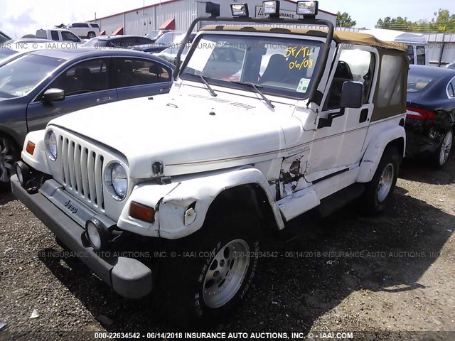 1J4FY49S5VP506317 - 1997 JEEP WRANGLER / TJ SAHARA WHITE photo 6