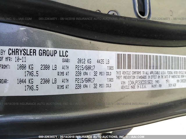 1C4NJPCB3CD515631 - 2012 JEEP PATRIOT LIMITED GRAY photo 9