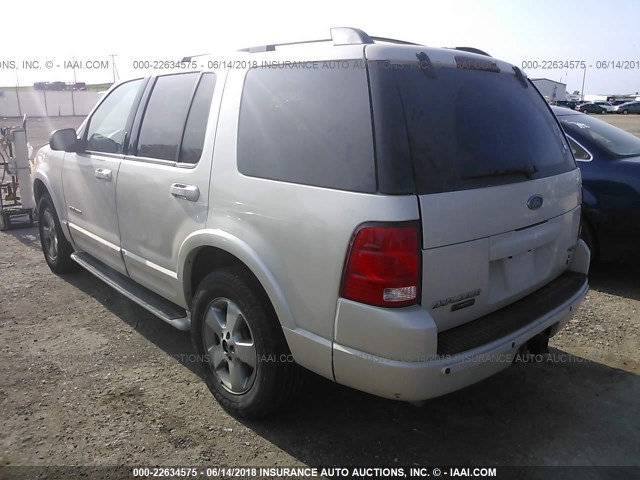 1FMDU75W65ZA29075 - 2005 FORD EXPLORER LIMITED WHITE photo 3