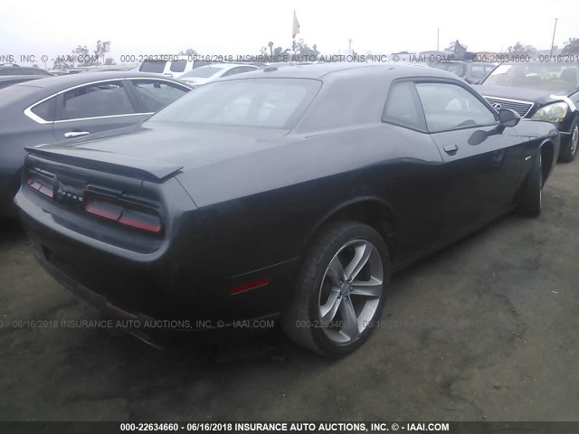 2C3CDZAT9FH757552 - 2015 DODGE CHALLENGER SXT GRAY photo 4