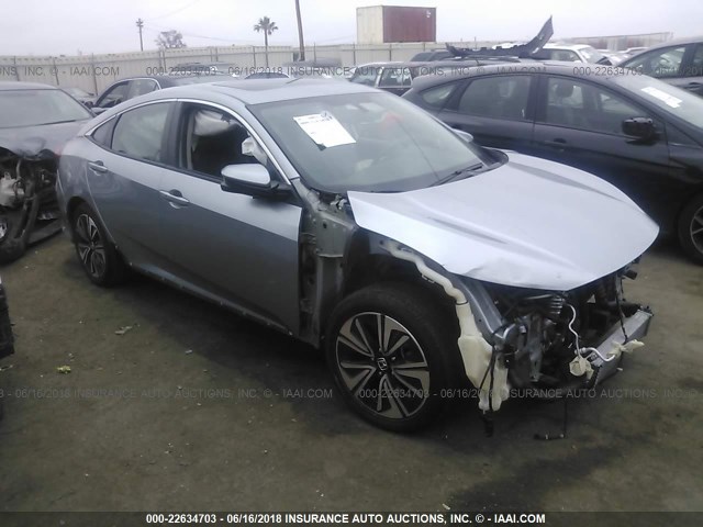 2HGFC1F76HH633896 - 2017 HONDA CIVIC EXL SILVER photo 1