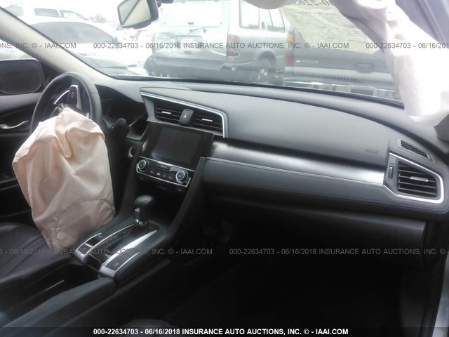 2HGFC1F76HH633896 - 2017 HONDA CIVIC EXL SILVER photo 5