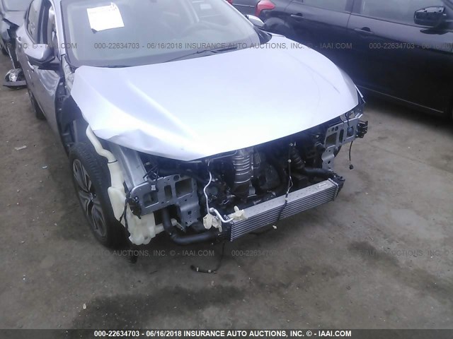 2HGFC1F76HH633896 - 2017 HONDA CIVIC EXL SILVER photo 6