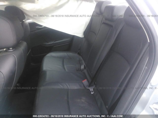 2HGFC1F76HH633896 - 2017 HONDA CIVIC EXL SILVER photo 8