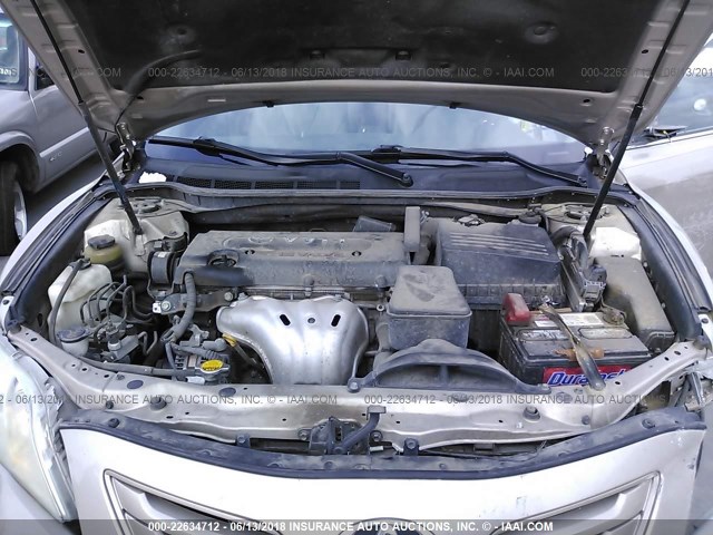 4T4BE46K08R035766 - 2008 TOYOTA CAMRY CE/LE/XLE/SE GOLD photo 10
