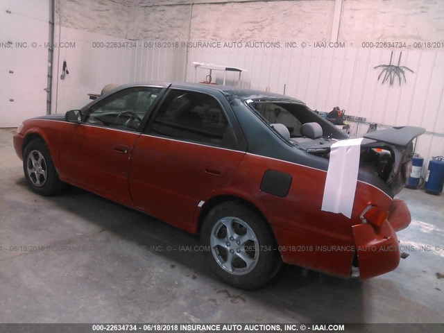 4T1BF22K11U967644 - 2001 TOYOTA CAMRY LE/XLE RED photo 3
