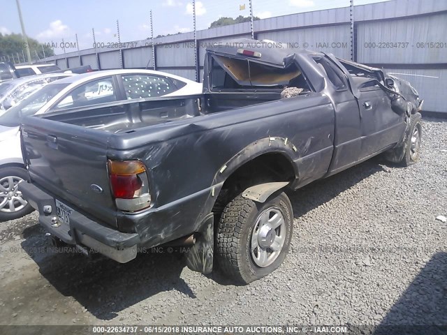 1FTZR15X1WPB34119 - 1998 FORD RANGER SUPER CAB GRAY photo 4