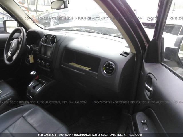 1C4NJPFA2ED804893 - 2014 JEEP PATRIOT LATITUDE BLACK photo 5