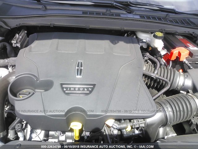 1LN6L9NC1H5627194 - 2017 LINCOLN CONTINENTAL RESERVE Czarny zdjęcie 10