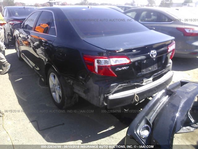 4T1BF1FK1DU237662 - 2013 TOYOTA CAMRY L/SE/LE/XLE 黑色 照片 3