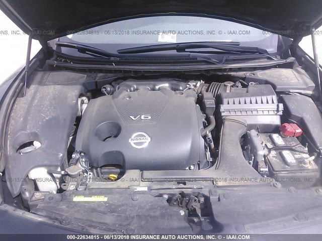 1N4AA5AP8EC912641 - 2014 NISSAN MAXIMA S/SV BLACK photo 10