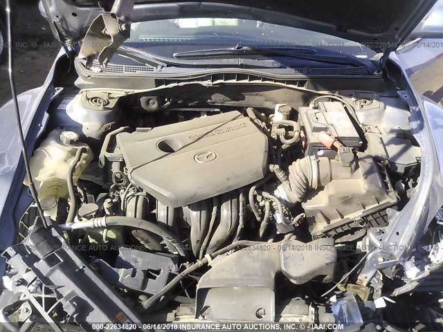 1YVHZ8CH5A5M17976 - 2010 MAZDA 6 I Grau Foto 10
