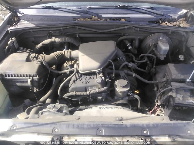 5TETX22N87Z412304 - 2007 TOYOTA TACOMA ACCESS CAB Gold Foto 10