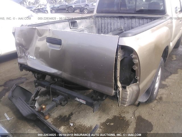 5TETX22N87Z412304 - 2007 TOYOTA TACOMA ACCESS CAB Gold Foto 6