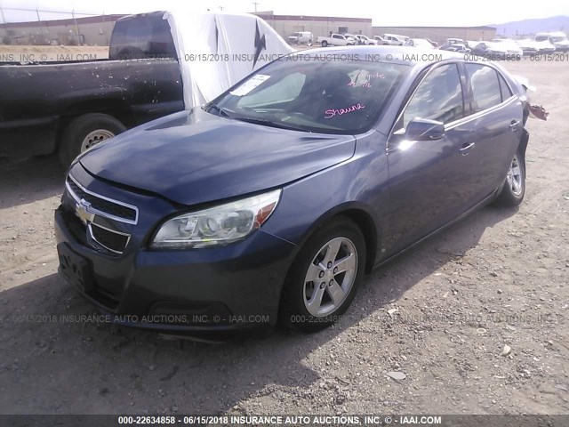 1G11C5SAXDF177889 - 2013 CHEVROLET MALIBU 1LT 蓝色 照片 2