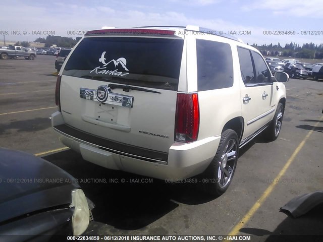 1GYFK438X8R250103 - 2008 CADILLAC ESCALADE LUXURY WHITE photo 4