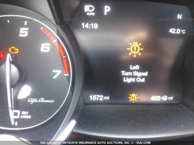 ZARFAEDN3J7563732 - 2018 ALFA ROMEO GIULIA Q4 BLACK photo 7