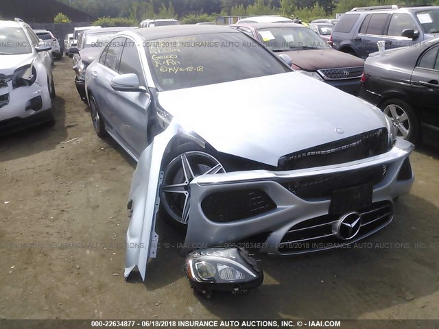 55SWF4KB2GU101663 - 2016 MERCEDES-BENZ C 300 4MATIC SILVER photo 6