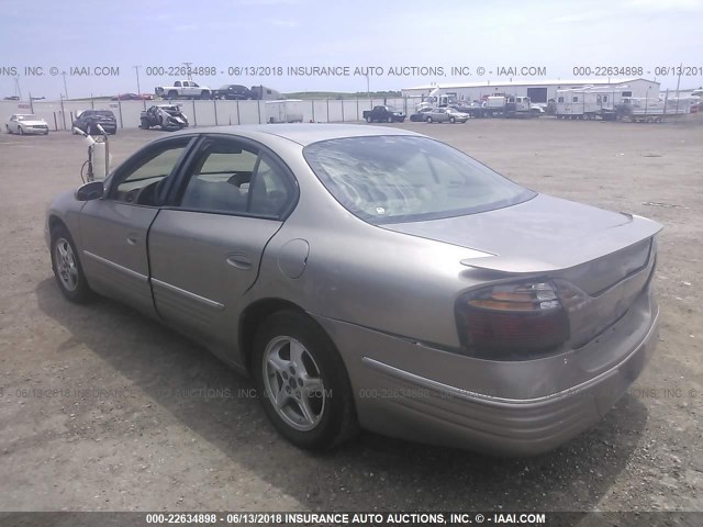 1G2HX54K5Y4197599 - 2000 PONTIAC BONNEVILLE SE BEIGE photo 3