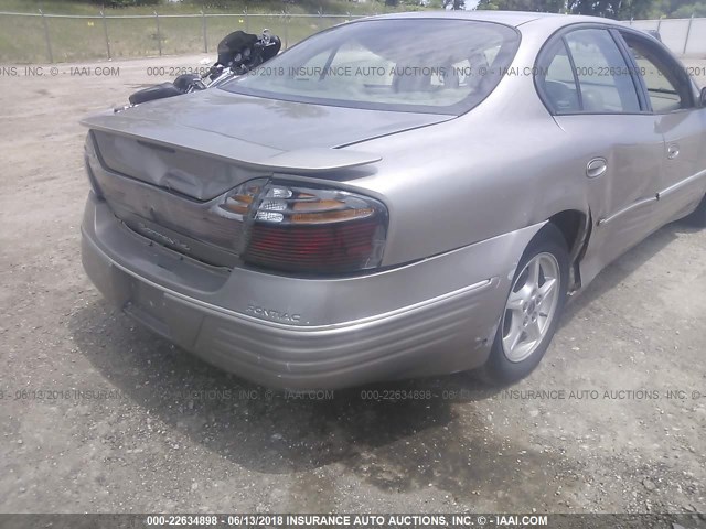 1G2HX54K5Y4197599 - 2000 PONTIAC BONNEVILLE SE BEIGE photo 6