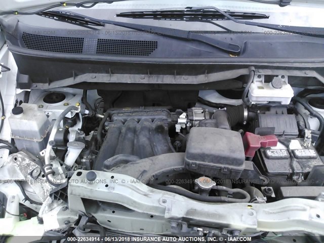 3N63M0YN3FK706346 - 2015 CHEVROLET CITY EXPRESS LS WHITE photo 10