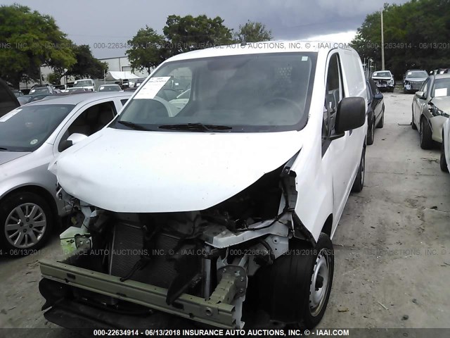 3N63M0YN3FK706346 - 2015 CHEVROLET CITY EXPRESS LS WHITE photo 2