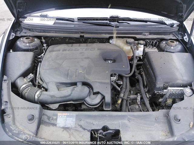 1G1ZC5E15BF212771 - 2011 CHEVROLET MALIBU 1LT 黑色 照片 10